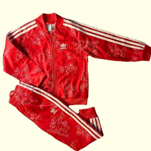 ADIDAS DISNEY MICKEY AND FRIENDS SWEATSUIT SET - Picture 2 of 7